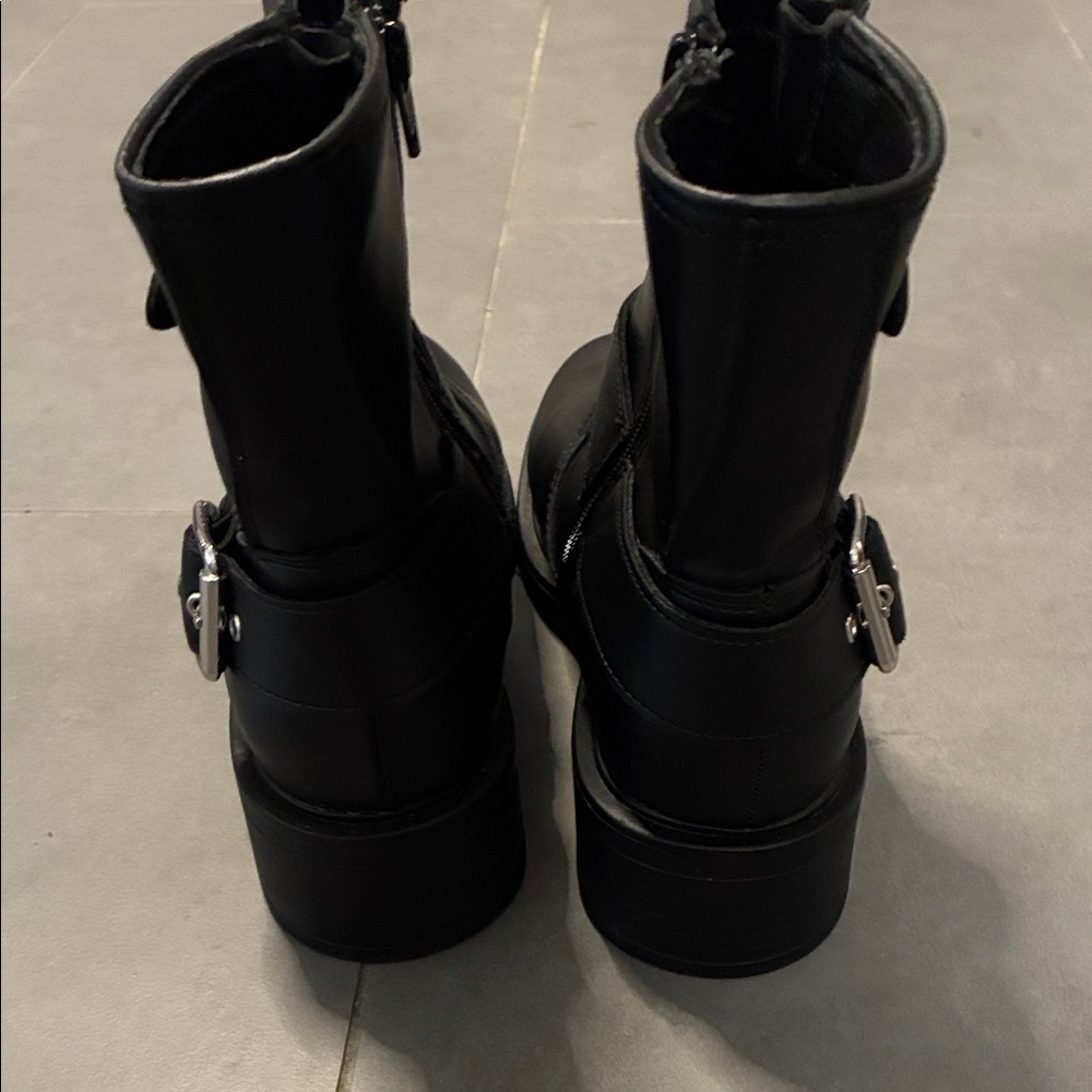 Universal Thread Connor Harness Buckle Ankle Boots - Picture 7 of 7